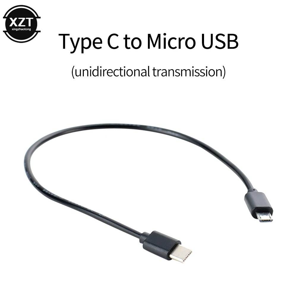 1 Pz Tipo C Usb-C A Micro Usb Maschio Sincronizzazione Carica Otg Cavo Di Ricarica Adattatore Cavo Per Telefono Huawei Samsung Usbc Wire