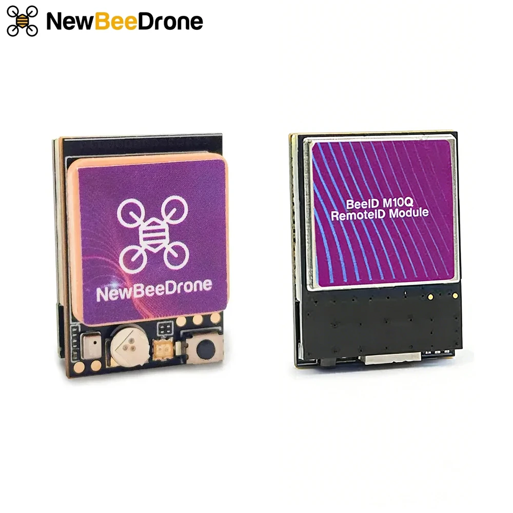 Détail du connecteur et des marquages sur le module GPS BeeID V1.1 M10Q, compatible ArduPilot et INAV.