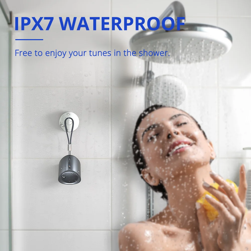 오리지널 Tronsmart Nimo 스피커, 미니 휴대용 스피커, IPX7 방수, 스테레오 페어링, 핸즈프리 통화, 여행, 야외