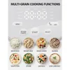 Rice Cooker Induction Heating, with Low Carb Rice Cooker Steamer 5.5 Cups Uncooked - Japanese Rice Cooker, 3