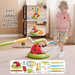 Ladybug 3-in-1 Multifunctional Outdoor Game Toy (YKS-296Y)
