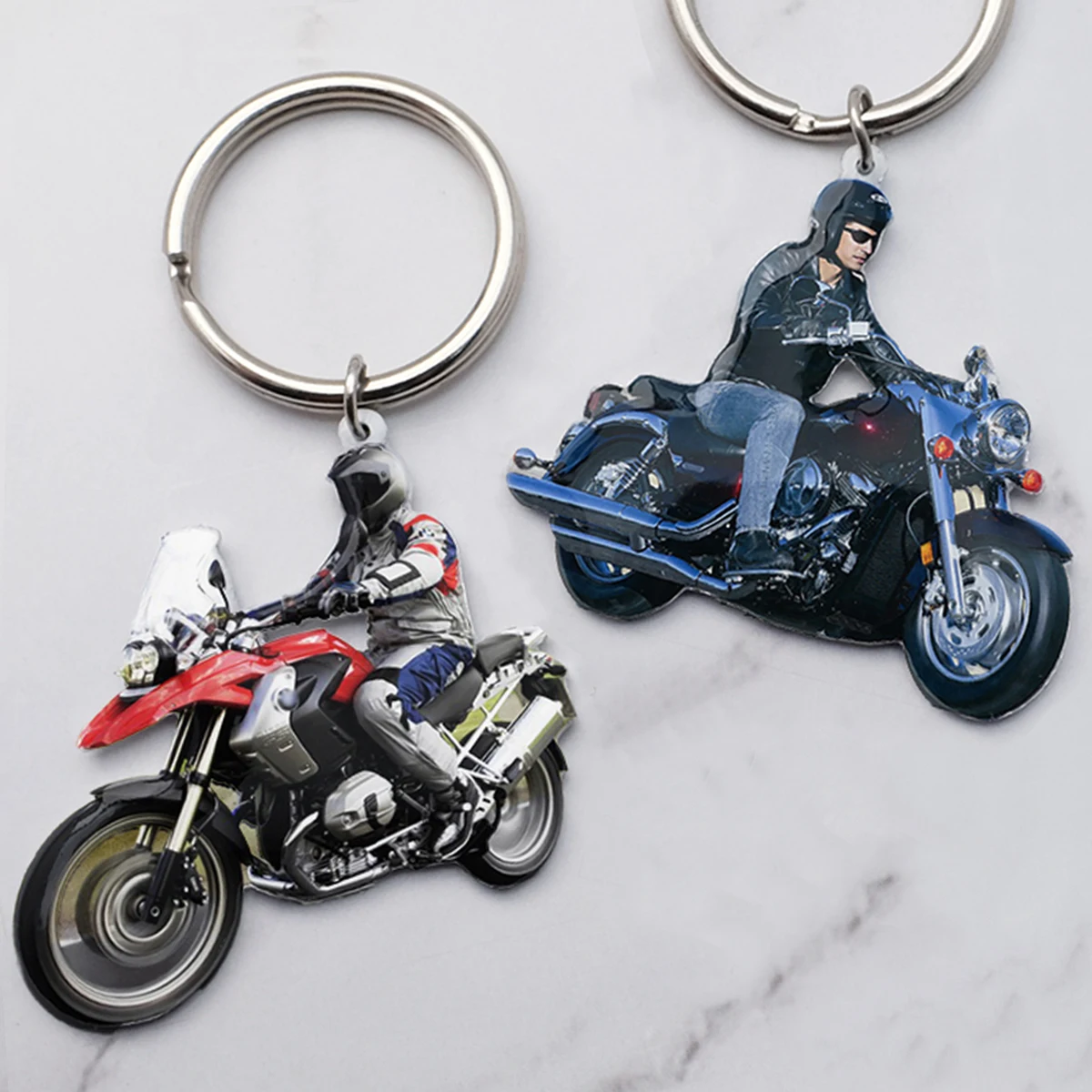 

Personalized Car Keychain Motorcycle Keychain Car Number Plate Keychain Autocycle Anti-lost Car Keyring Car Reg New Driver Gift