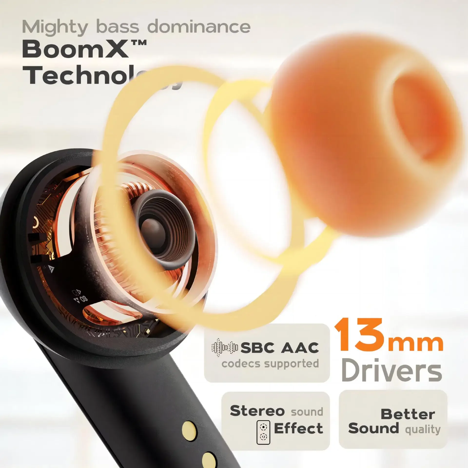 TWS Wireless Bluetooth Earphones with Dual Mic ENC Noise Cancelling - Image 5