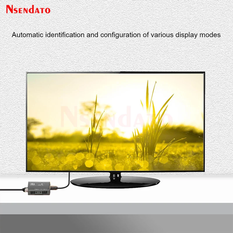 HDMI-Compatible Extender Fiber Optic Kit HDMI-Compatible Over Switch HDMI-Compatible to Fiber Optic Video Transmitter Receiver