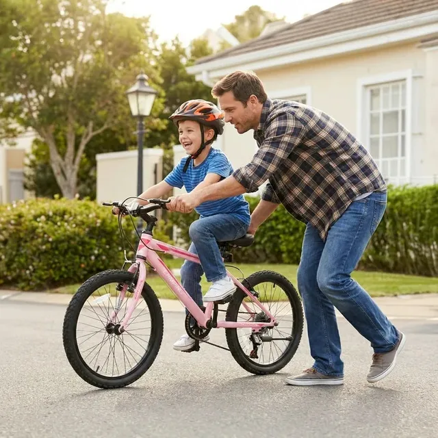 20" Mountain Bike, 7 Speed Bike with Disc Brakes ,Adjustable Seat Height for Kid