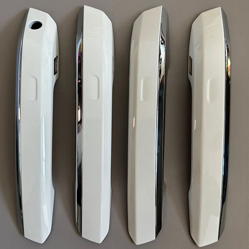 아우디 A4 B9 A5 2017 2018 2019 2020 2021 2022 2021 2024 Q5 2019 2020 2021 2022 2023 2024용 자동차 외부 도어 핸들 커버 세트