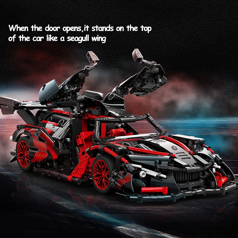 Coche de carreras negro Lego Technic