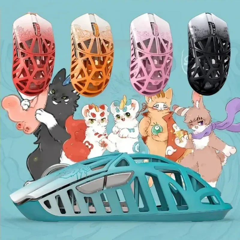

Genuine Wlmouse Fabulous Beasts Wireless Gaming Mouse Dula Mode Paw3395 Magnesium Alloy 8K Gamer Esports Mouse Computer Accessor