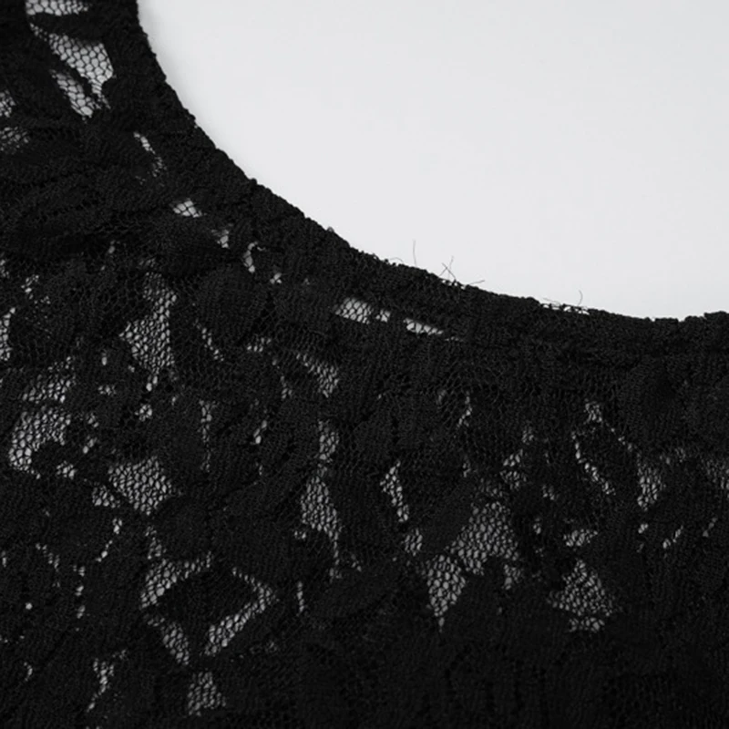 Lace Dresses Women Summer Sheer See Through Spaghetti Strap Sleeveless Bodycon Long Dress Sexy Evening Party Dresses