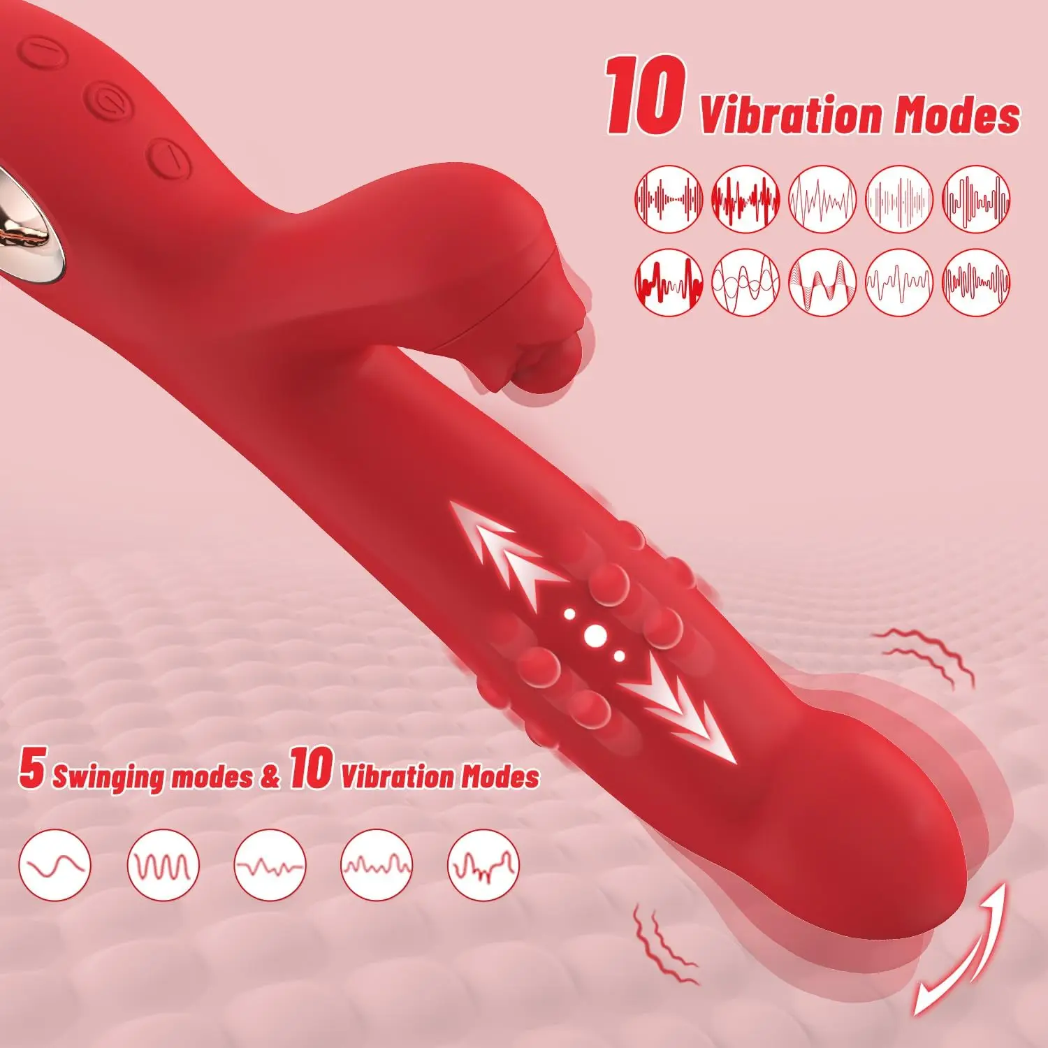 Vibrator Dildo Adult Sex Toys-G Spot Vibrator Rabbit Vibrators Female Sex Toys Adult Toys for Women & Couples Pleasure