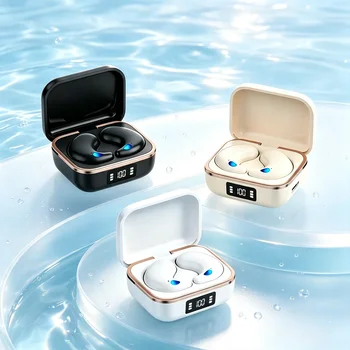 Auricolari Wireless con Riduzione del Rumore, Bluetooth 5.3, per Sport, Giochi e Sonno, Cuffie Stereo HIFI