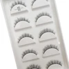 New 5 Pairs Natural Mink False Eyelashes Makeup Short Eyelash Extension Fake Eye Lashes Faux Cils Make Up Beauty Cilios 3