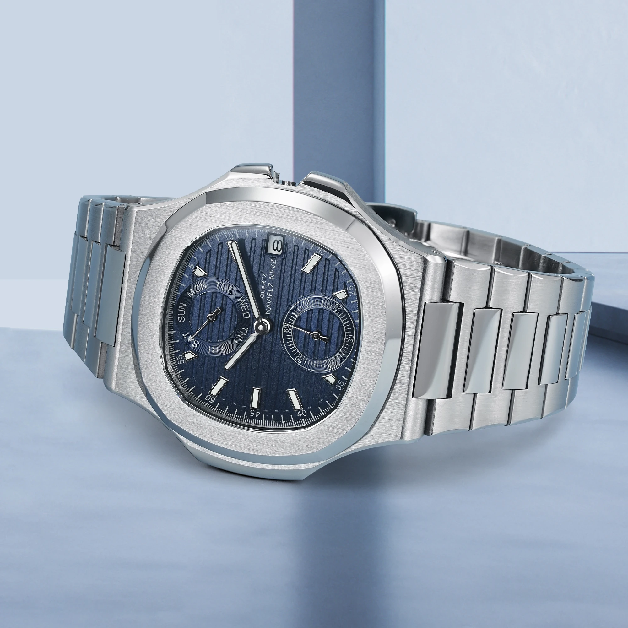 Orologi da uomo TOP Luxury Brand Cronografo Orologio sportivo da uomo Orologio al quarzo in acciaio inossidabile Orologio da polso da uomo d'affari Impermeabile - Image 2