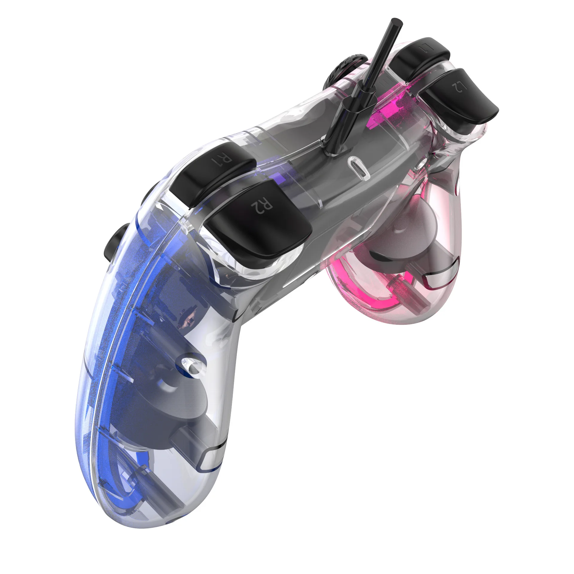 NEW STK-2039 Wired Gamepad For Switch PS3 Game Console RGB Colorful Glow LED Controller Joystick For PC Windows Android