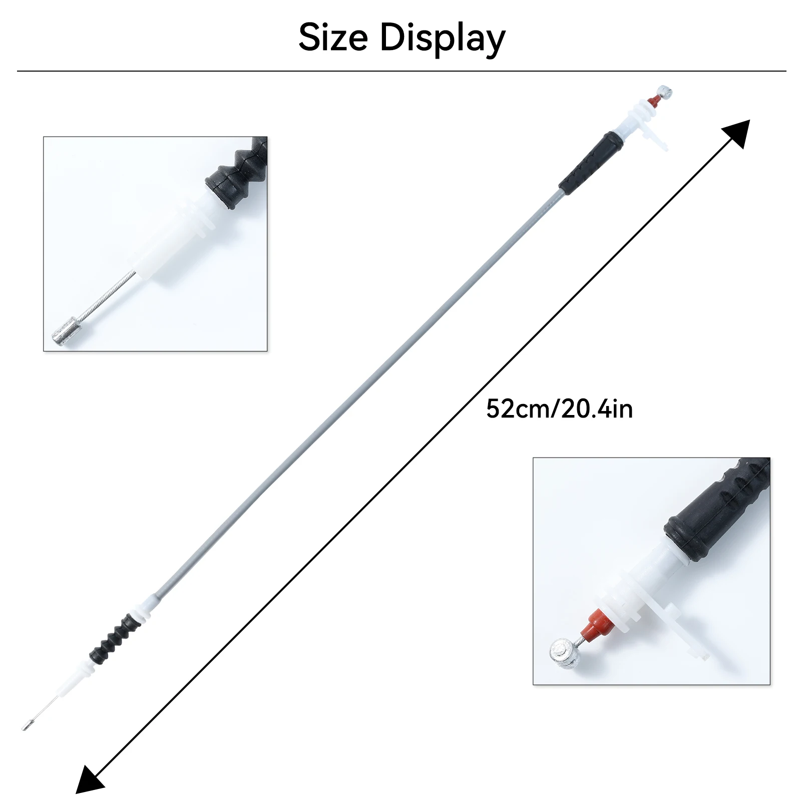 OTOTEC Câble De Déverrouillage De Poignée De Porte Extérieure Avant Gauche Et Droite Pièce De Rechange 51217259828 Compatible Avec BMW 3 F30 F31 F80 M3 2011-2019