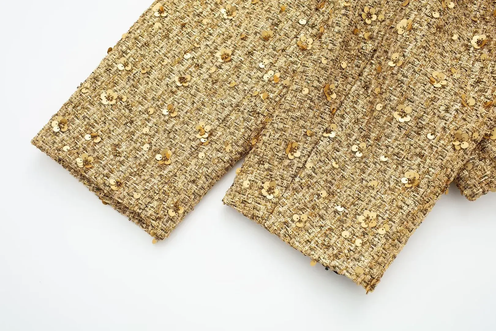 Sb028510536624ba39adfc03745797a105 Women's Sequined Bomber Jacket Fall New Round Neck Long Sleeve Pocket Stretch Hem Sequins Jacket Coat Female Chic Outerwear Mallzona