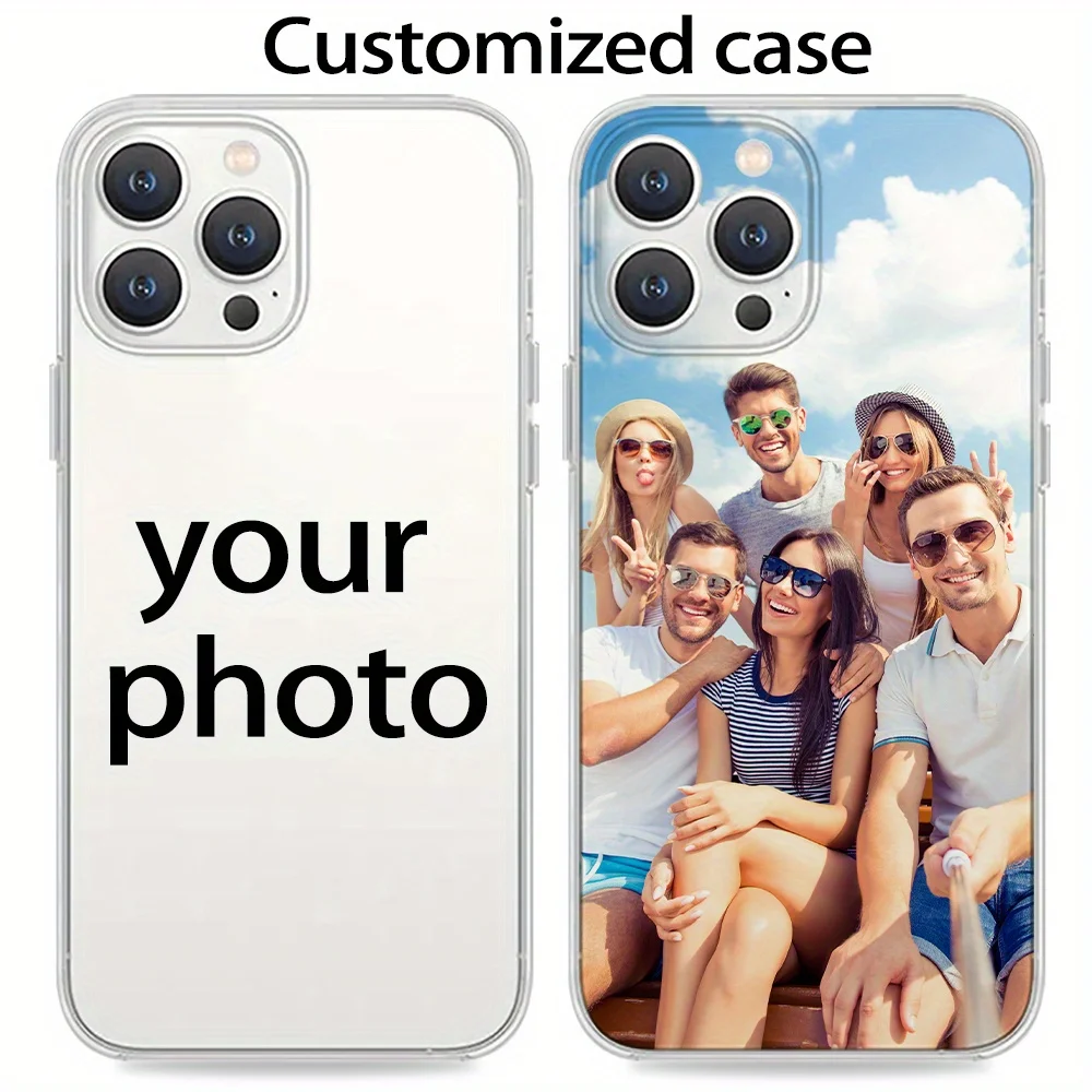 Sleek Custom Full Coverage Clear Phone Case