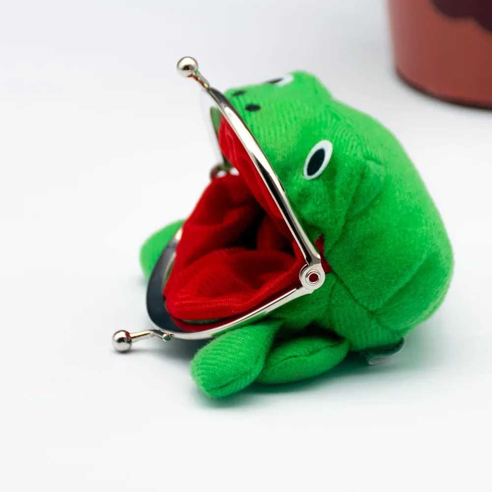 Trending Products Adorable Anime Frog Wallet Coin Purse Key Chain Cute Plush Frog Cartoon Cosplay Purse for Women Bag Accessorie coin purse,women wallet,coin wallet,plush coin purse,frog purse