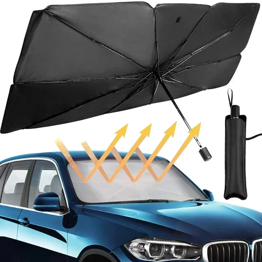 Car Front Windshield Sunshade Umbrella Summer Sun Protection