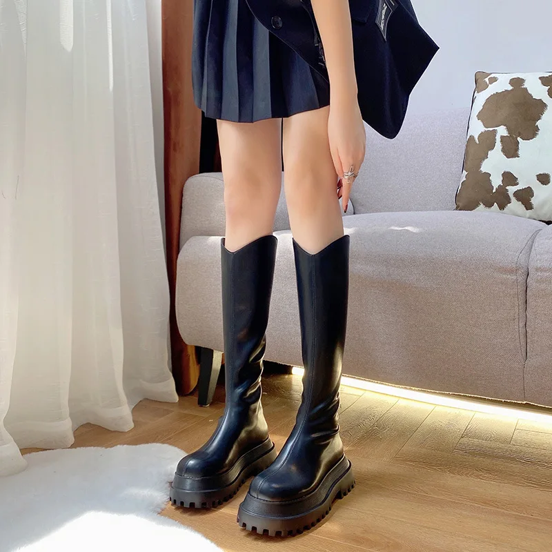 

Women Boots High Heels Back Zip Zipper Boots-Women Shoes Round Toe Clogs Platform Stiletto Ankle Over-the-Knee 2023 Lolita Ladie