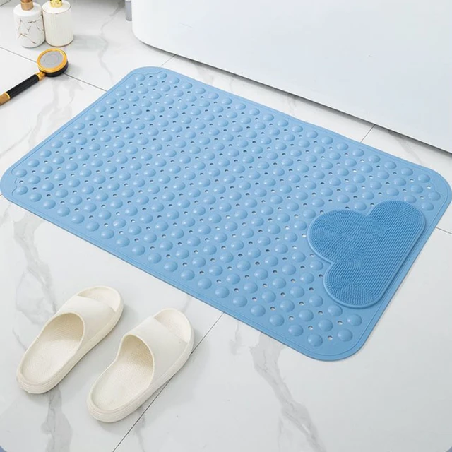 40x70cm Bathroom Non-slip Foot Mat Household Bathroom Bath Massage Toilet  Shower Rubber Floor Mat - Bath Mats - AliExpress