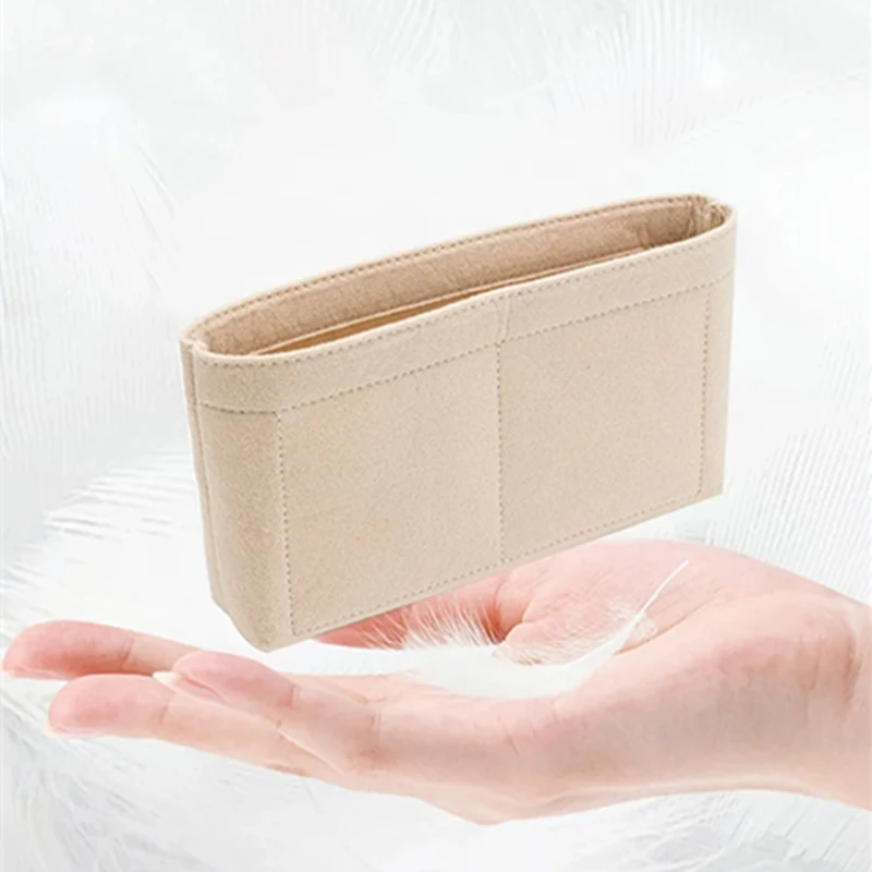 Felt Bag Organizer Upgrade Accessory For Coach Mollie 25 Handbag Improve Space Fixed Shape Inner Liner Pocket Modification Part