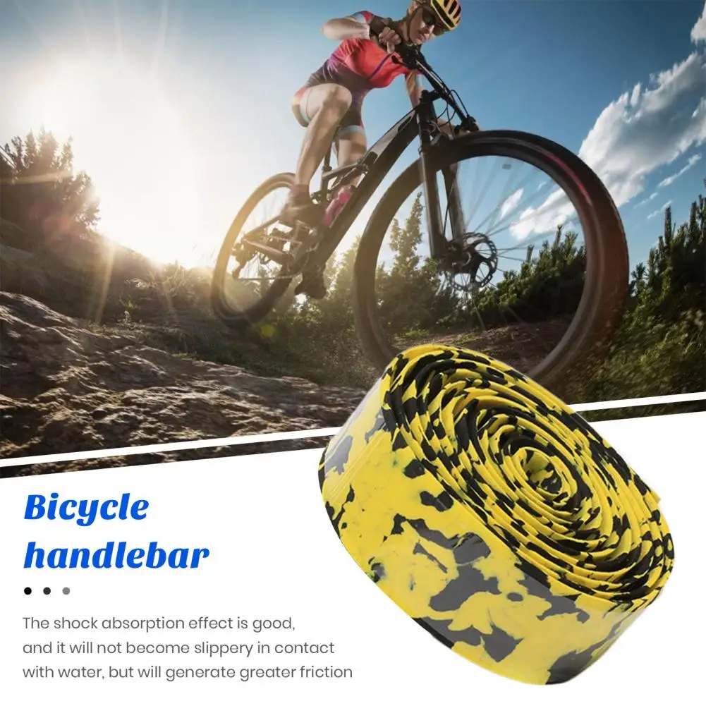 Bicycle Handlebar Tape High-viscosity Shock-absorbing Bike Handlebar Tape for Road Bicycles Durable Non-slip for Comfortable