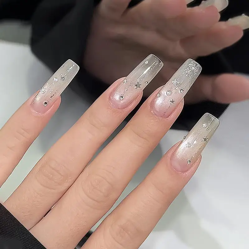 Verschiedene Größen Funkelnder Stern-Nagelglitter Glitzernder Pentagramm-Nageldekor für Nagelstudio-Design Niedliche Accessoires DIY Nagelkunst-Design – Detail 4