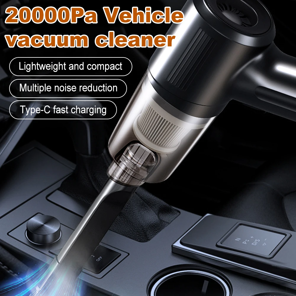 Wireless Car Vacuum Cleaner Multifunctional Mini Portable High-power Suction and Blowing Integrated Cleaning Appliance