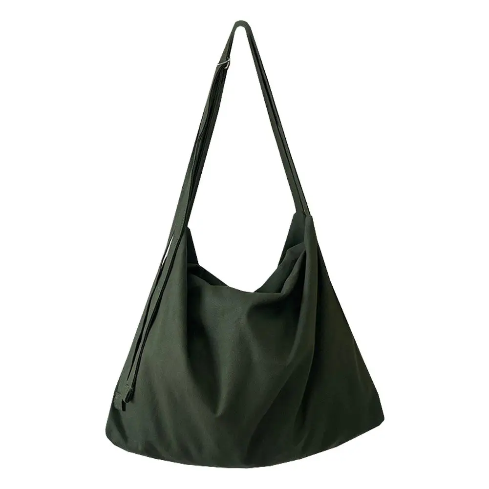 Canvas Casual Messenger Bag Hobo Crossbody Shoulder Tote Fashion Simple Capacity Women Shopper Large Bag Bag School Canvas G7U7