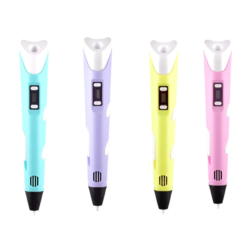 3D Pen 3D DIY Drawing Pen With LCD Screen Compatible PLA Filament Toys Safe 3D Pen for Children Kids Christmas Birthdy Gift