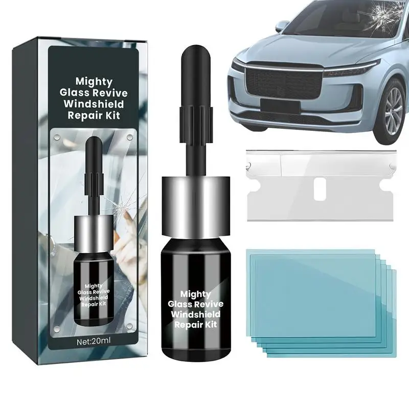

Car Windshield Repair Glue Windscreen Scratch Crack Restore Car Window Repair Resin Kit Fluid Glass Curing Glue Car Accessories