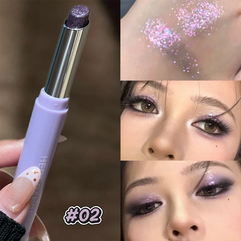 Pearlescent Eyeshadow Stick Waterproof Long Lasting Highlighter Pen_voghion.com