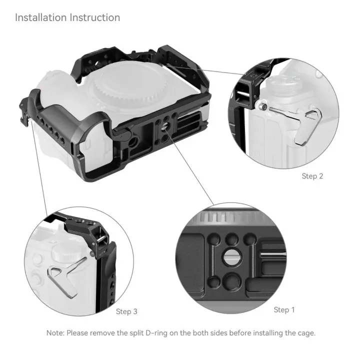 SmallRig Expansion Frame kit Cage for Nikon Z6III with Arca-Swiss Quick Release