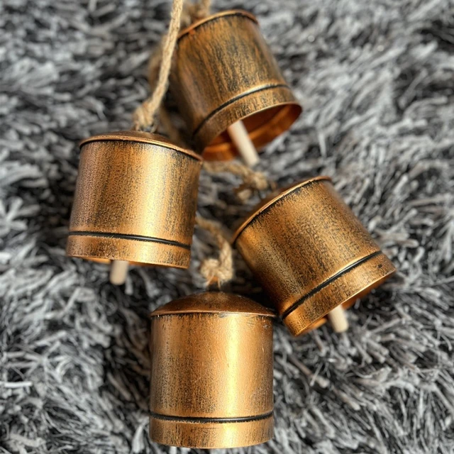 4 Pcs Rustic Cow Bells Horse Call Cattle Decorations Craft Small Cowbell  Iron Ringing Tiny - AliExpress