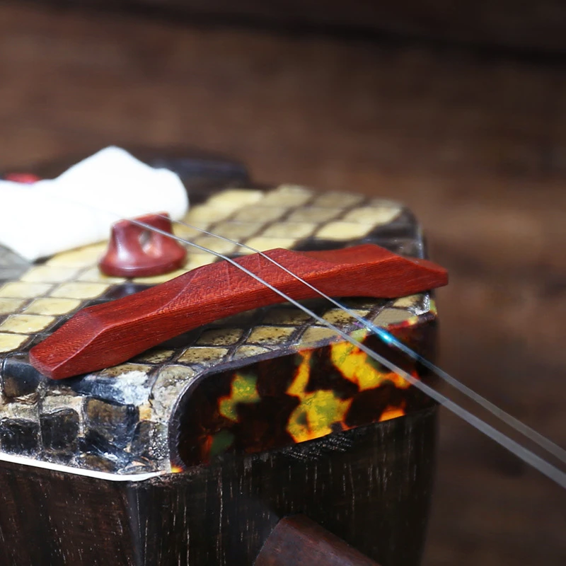 Erhu Reduce Pressure Protection Bridge Rosewood Mute Reduce Sound Volume Erhu Musical Instrument Practice Accessories