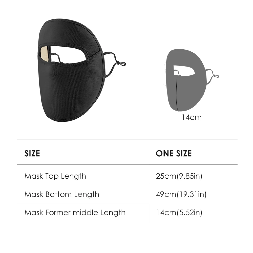 OhSunny Women Cycling Face Cover Autumn Winter Windproof Warm UV Protection Breathable Full Face for Outdoor Skiing Cycling 6