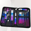 Ouriner 9/18pcs Set Professional Stainless Steel Manicure & Pedicure Kit Precision Nail Care with Nail Clipper Scissor 6