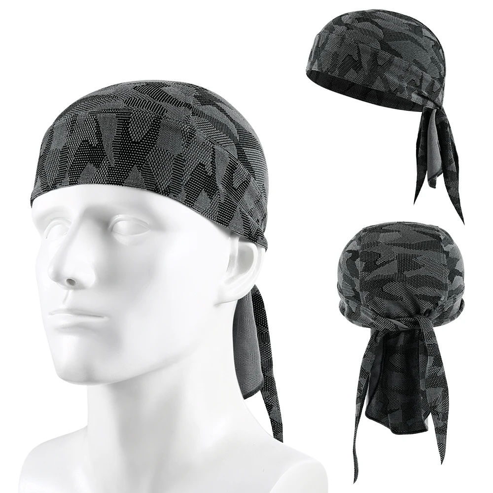 Quick Dry Sport Radfahren Caps Sommer Männer Frauen Laufen Reiten Bandana Kopftuch Atmungsaktive Pirate Hut Kapuze Kopftuch Mützen Kappe – Detail 22