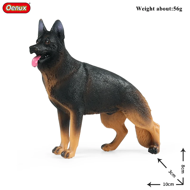 Oenux Lifelike Doberman Pinscher Animal Simulation Rottweiler