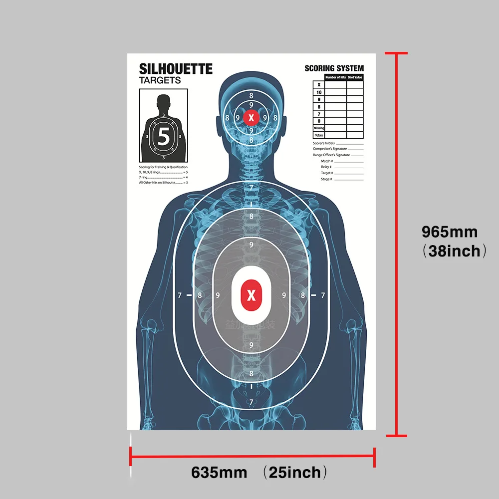 OPHIDIAN هدف الصدر الورقي هدف الرماية ورقة قناص ال...