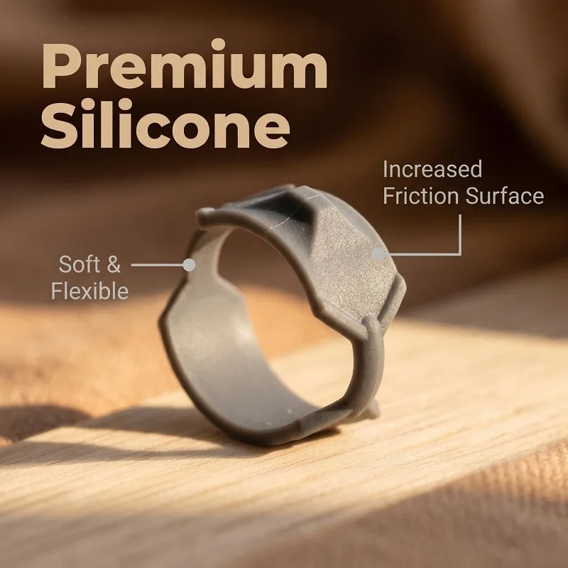 Enhanced Non-Slip Grip Rings for Racket Sports – Professional PU Material for Superior Comfort and Sweat Absorption