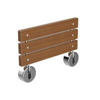 Wall Mounted Fold Seat Teak Shower Seat Floating Fold Down In Shower Bench Fold Up Bathroom Stool Seating Chair Medical Seat 1