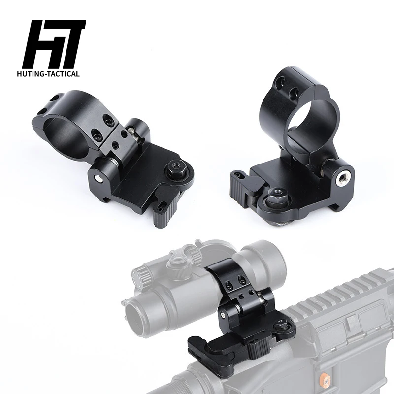 Airsoft Flip to Side QD Mount Red Dot Base Fit Picatinny Rail Magnifier прицел Aimpoint Охотничья винтовка