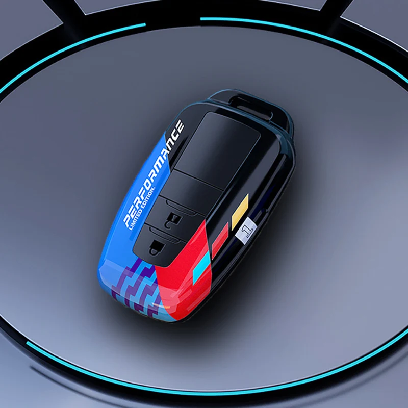 Premium Carbon ABS Car Key Case Protector - Enhanced Auto Accessory Cover