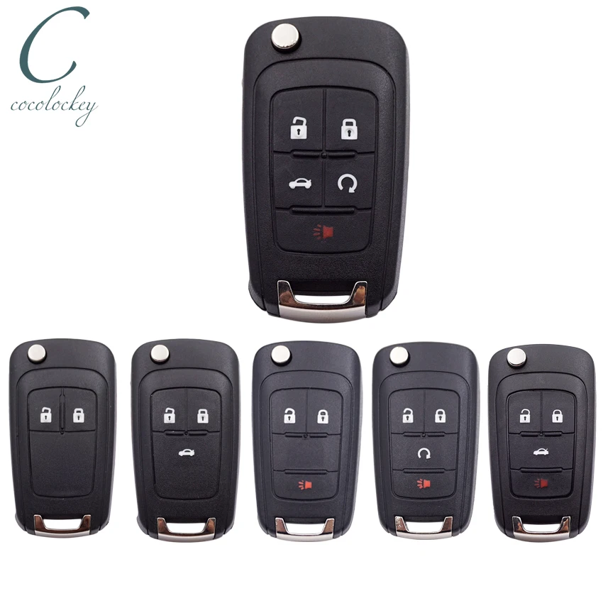 Cocolockey for Chevrolet Remote Car Key Fob for Chevrolet Chevy Cruze Malibu Camaro Aveo Equinox Impala Sonic Smart Key Case key case car key shell car remote key car key key shell
