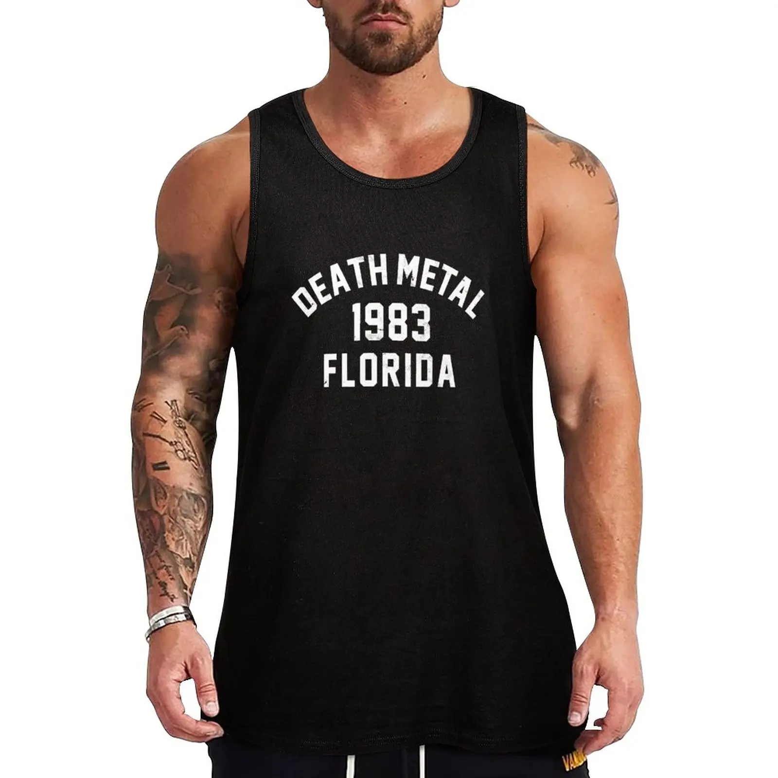 

New Death Metal Tank Top Fitness men clothing Men's t shirt