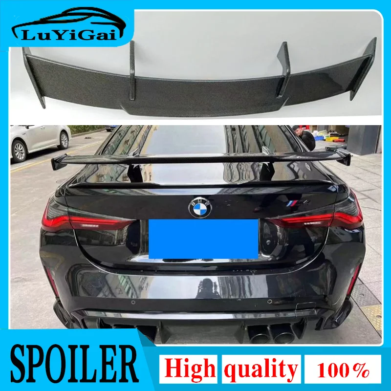 

M Performance Style Through-Flow Rear Spoiler For BMW G22 G82 Rear Tail Wing 4 Series M4 420i 420d 430i M440d 2020-2023 Tuning