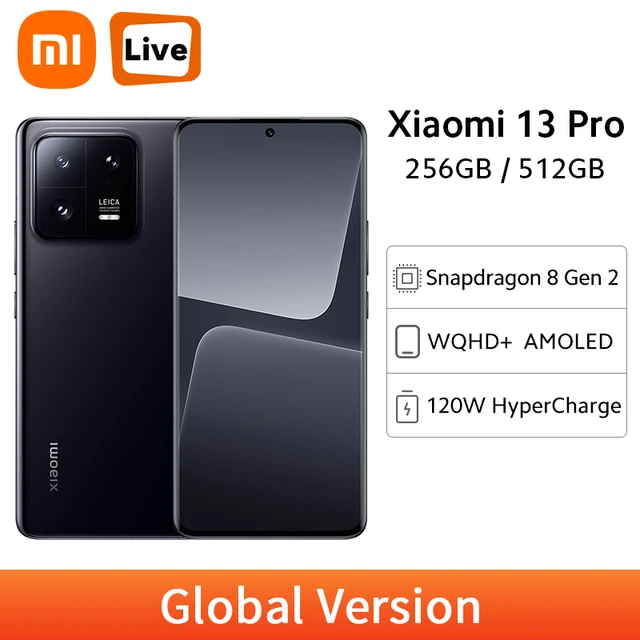 Xiaomi Mi 13 Pro 128gb/256gb/512gb Cellphone Snapdragon 8 Gen 2