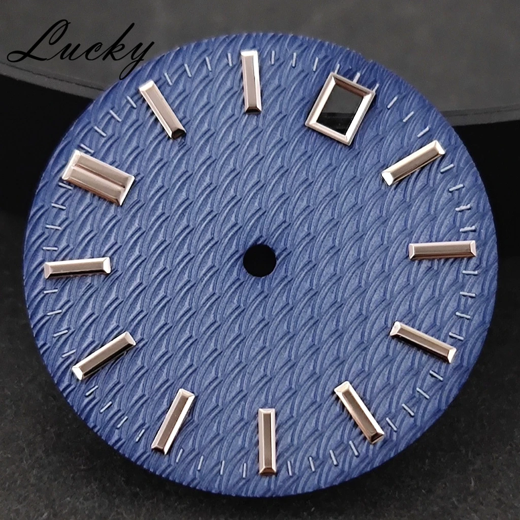 Wave Textured Watch Faces in Multicolor Options, 28.5mm